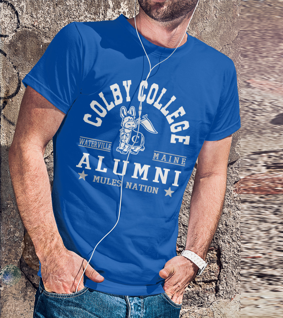 Colby College Waterville Maine Alumni Mules Nation T-Shirt