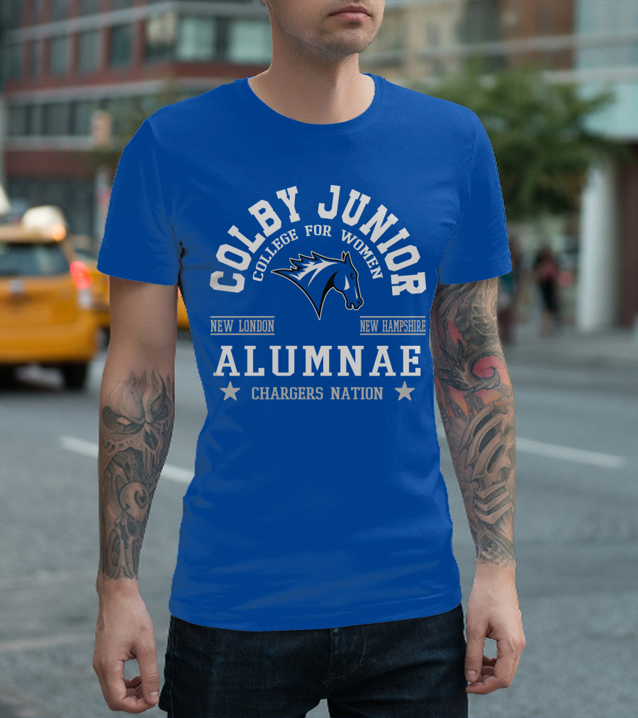 Colby Junior College for Women Alumnae Chargers Nation New London New Hampshire T-Shirt