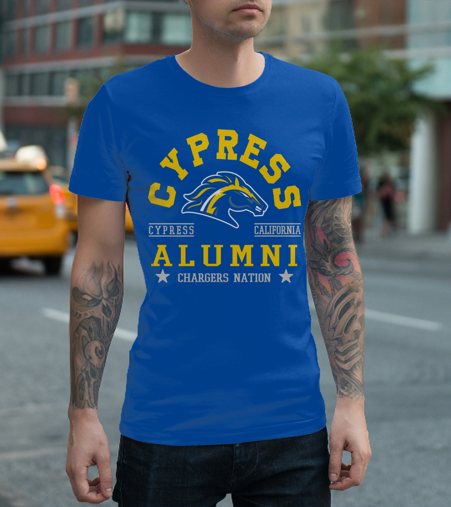 Cypress California Alumni Chargers Nation T-Shirt