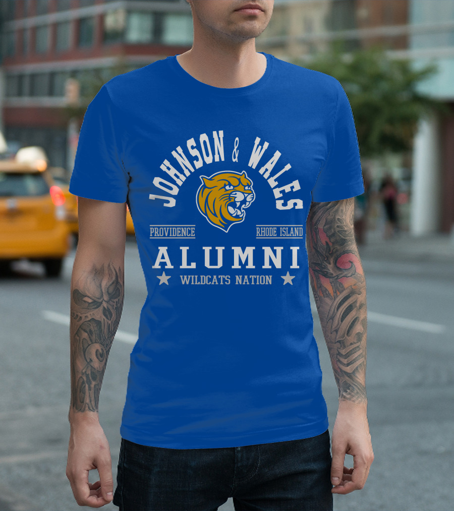 Johnson And Wales Wildcats Alumni Providence Rhode Island Nation T-Shirt