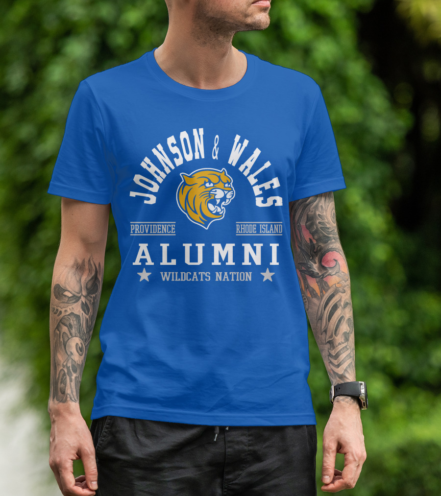 Johnson And Wales Wildcats Alumni Providence Rhode Island Nation T-Shirt