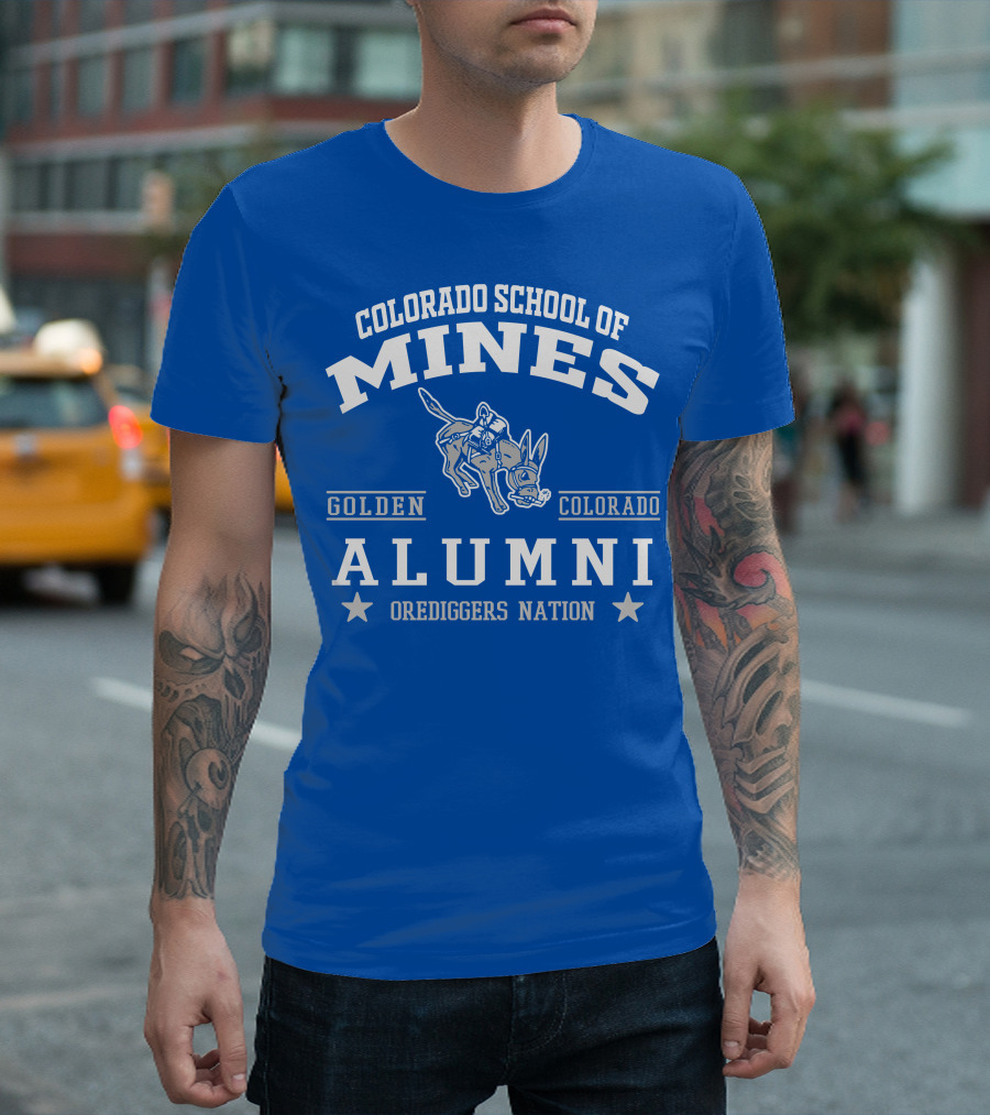 Colorado School Of Mines Alumni Golden Colorado Orediggers Nation T-Shirt