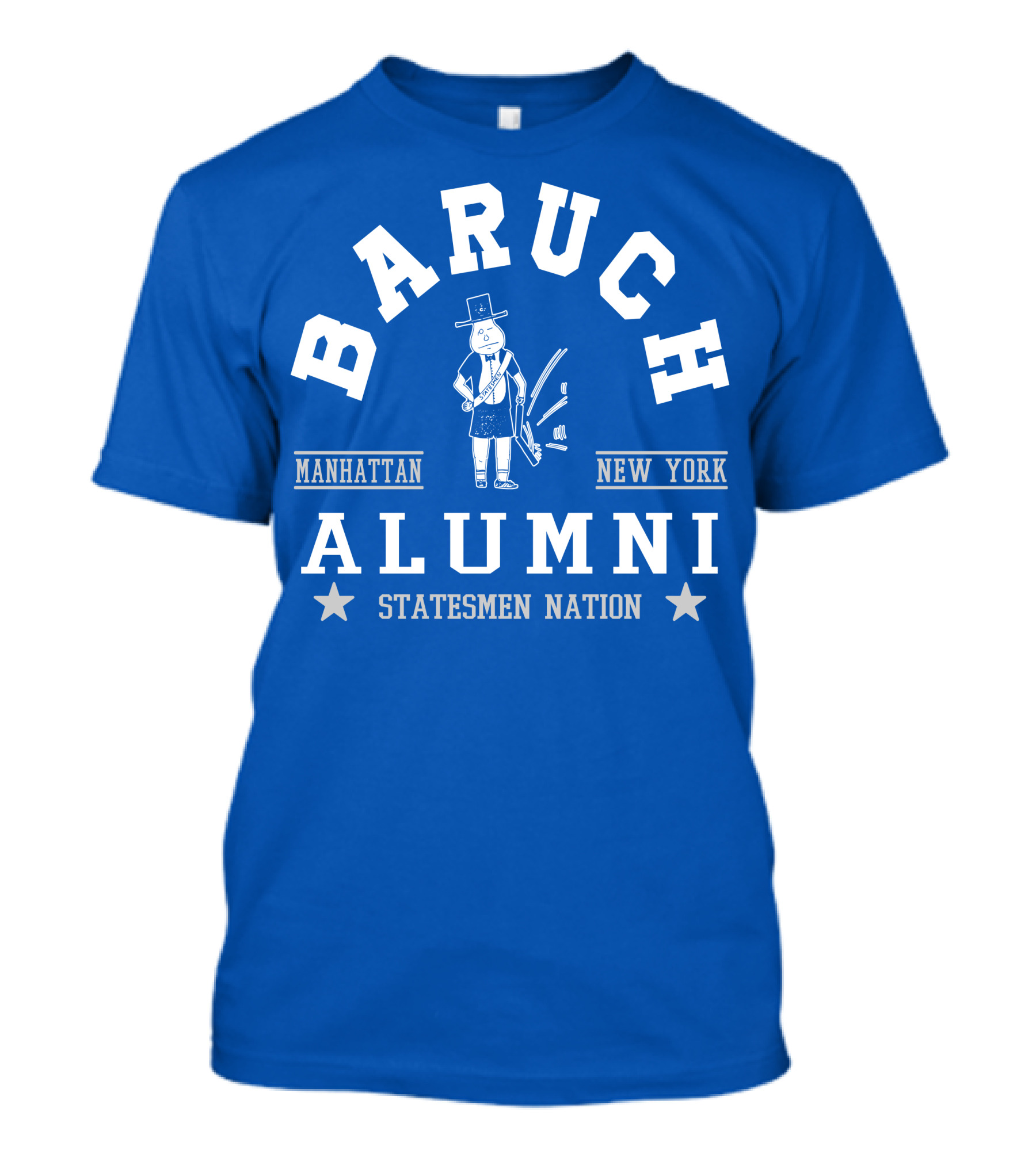 Baruch College Alumni Statesmen Nation Manhattan New York T-Shirt