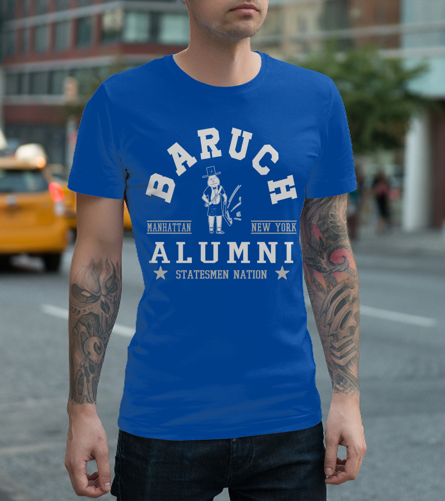 Baruch College Alumni Statesmen Nation Manhattan New York T-Shirt