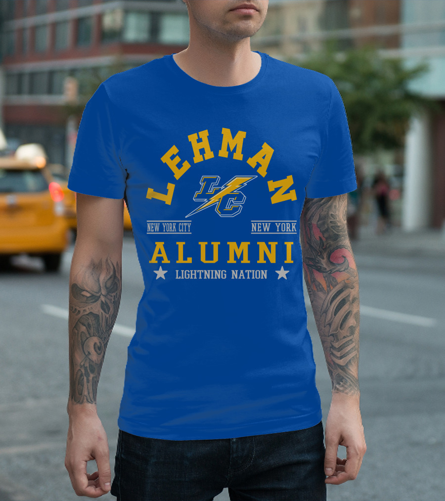 Lehman Alumni New York City Lightning Nation T-Shirt