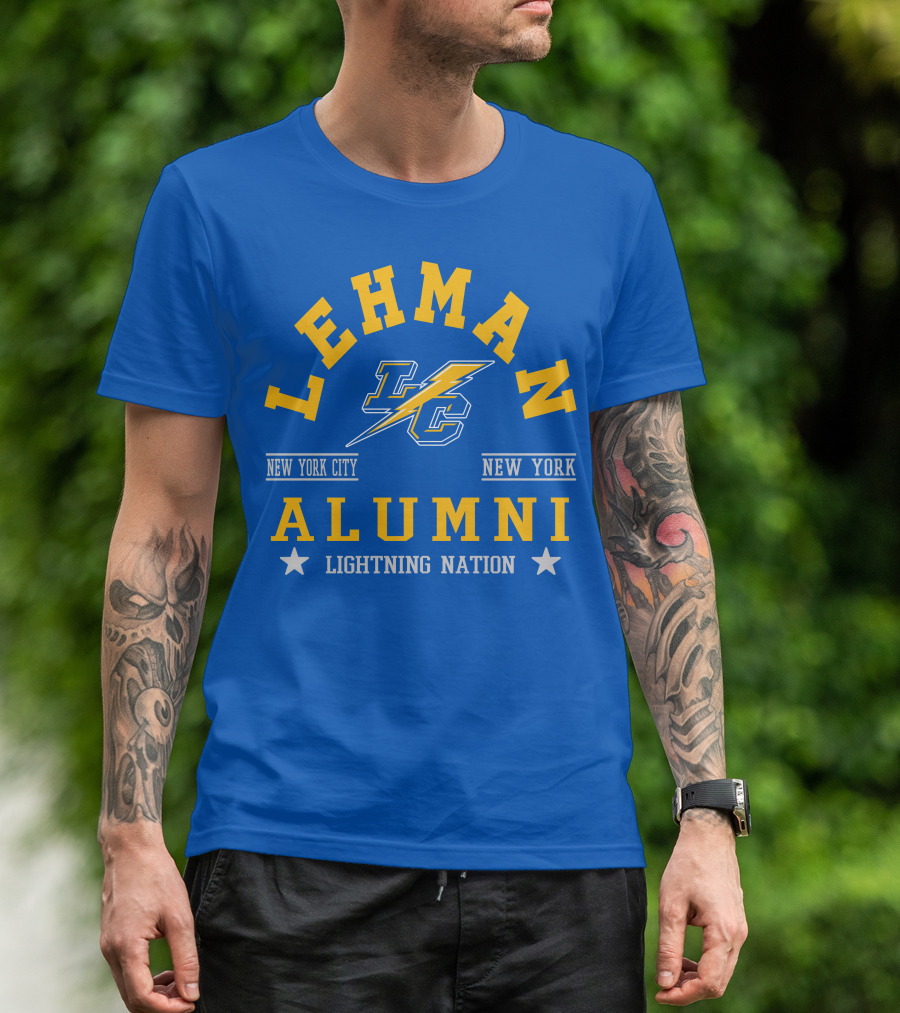 Lehman Alumni New York City Lightning Nation T-Shirt