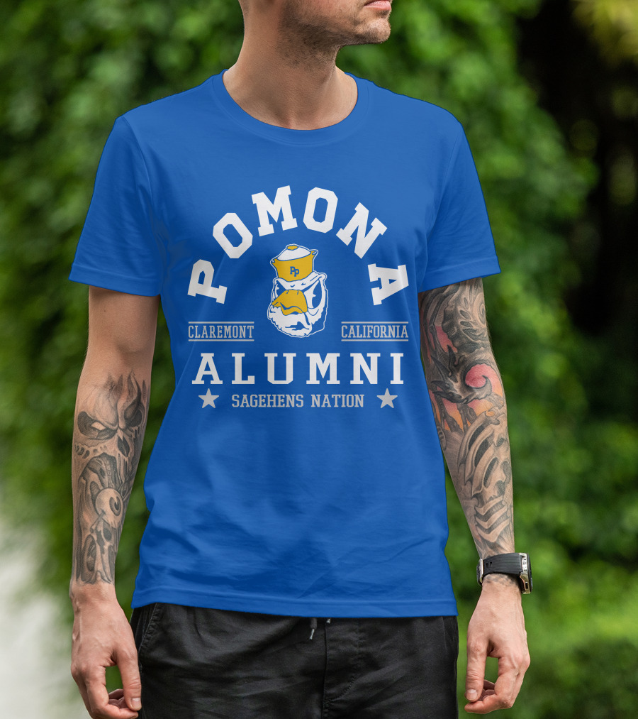 Pomona Claremont California Alumni Sagehens Nation T-Shirt