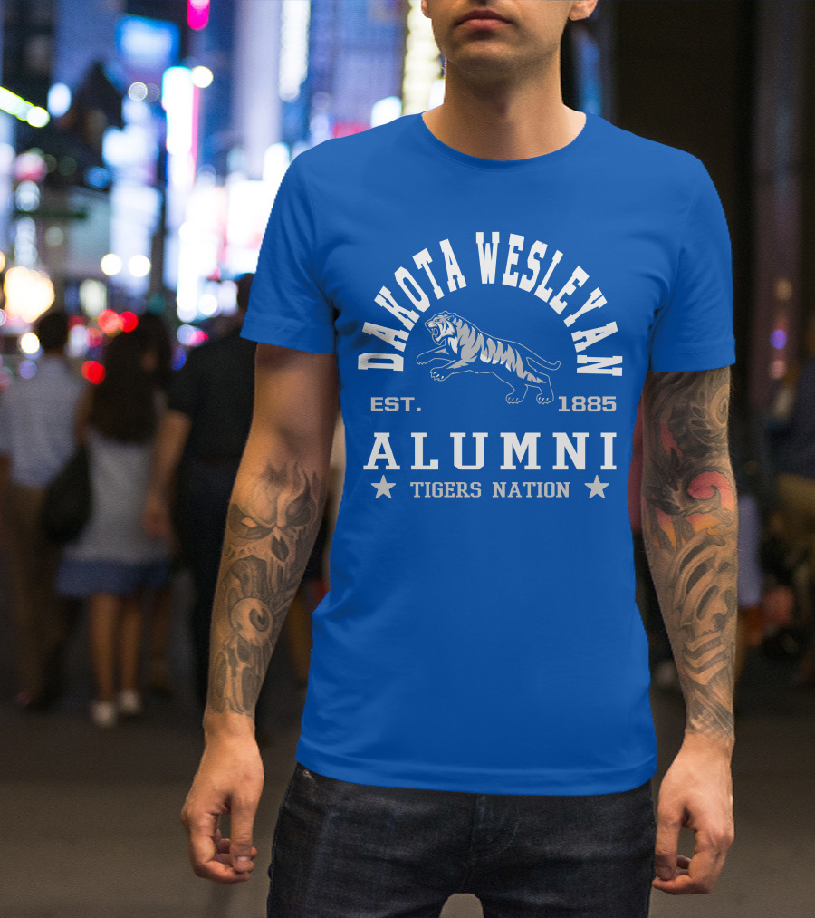 Dakota Wesleyan University Alumni Tigers Nation Est. 1885 T-Shirt