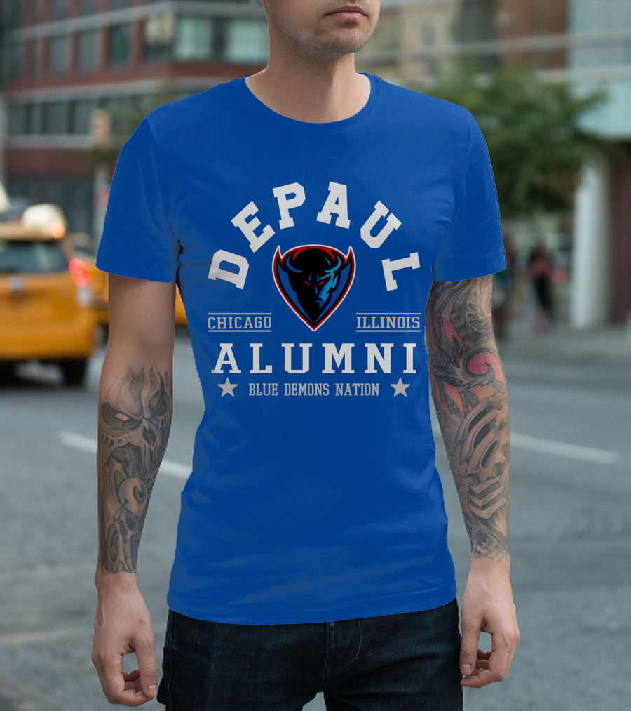 DePaul Alumni Chicago Illinois Blue Demons Nation T-Shirt