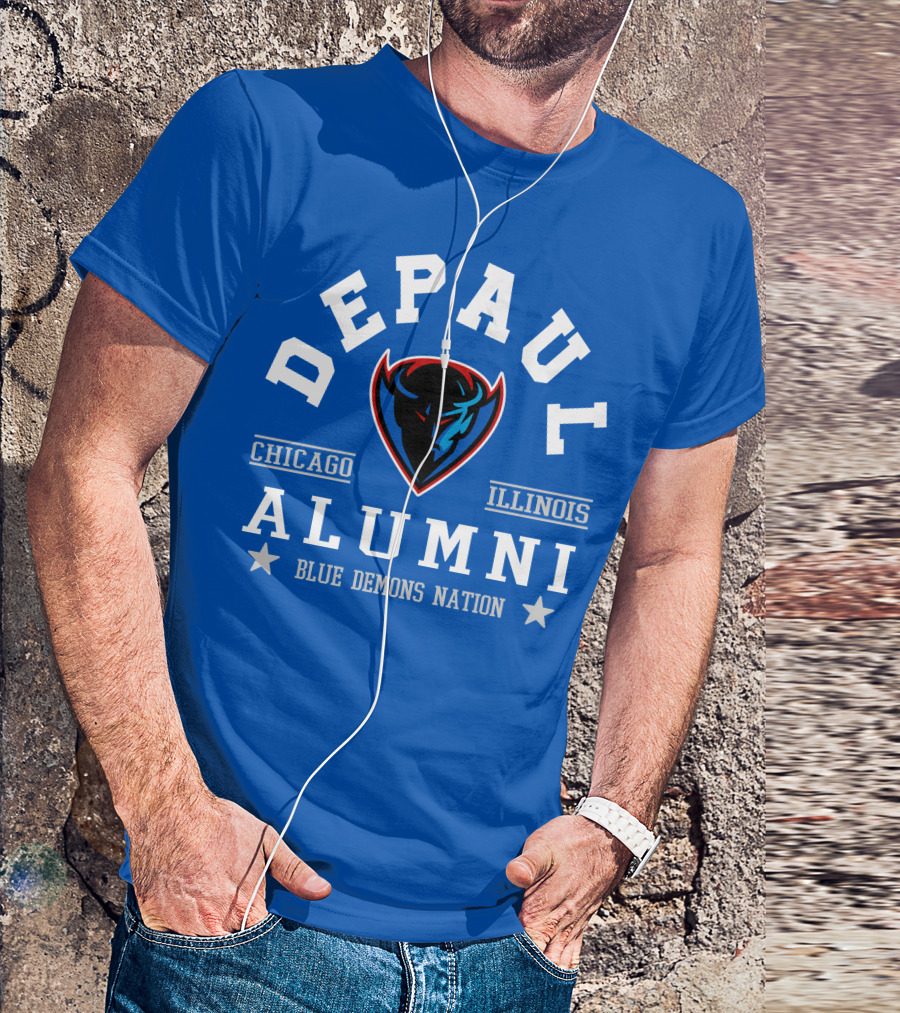 DePaul Alumni Chicago Illinois Blue Demons Nation T-Shirt