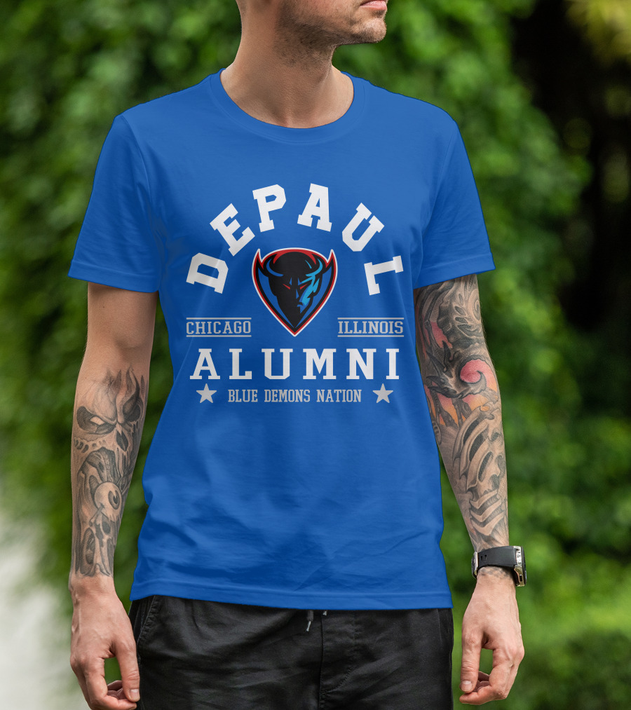 DePaul Alumni Chicago Illinois Blue Demons Nation T-Shirt