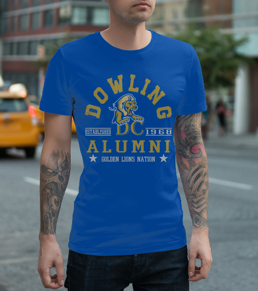 Dowling College Alumni Established 1968 Golden Lions Nation T-Shirt