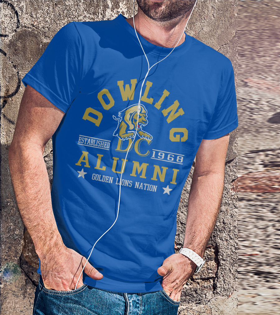 Dowling College Alumni Established 1968 Golden Lions Nation T-Shirt
