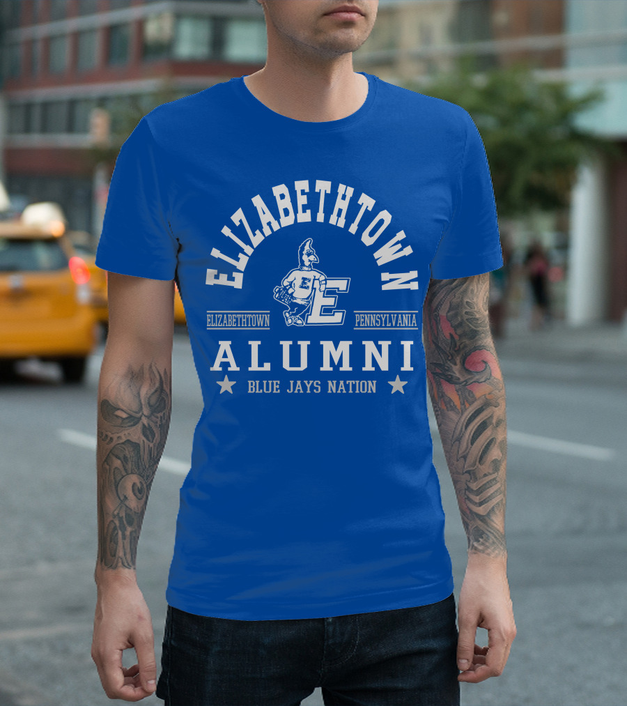 Elizabethtown Pennsylvania Alumni Blue Jays Nation T-Shirt