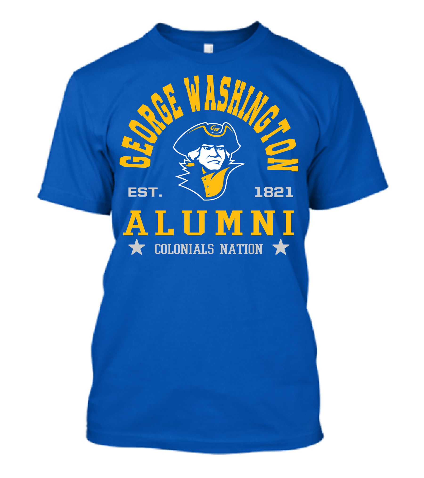 George Washington Alumni Colonials Nation Est. 1821 T-Shirt