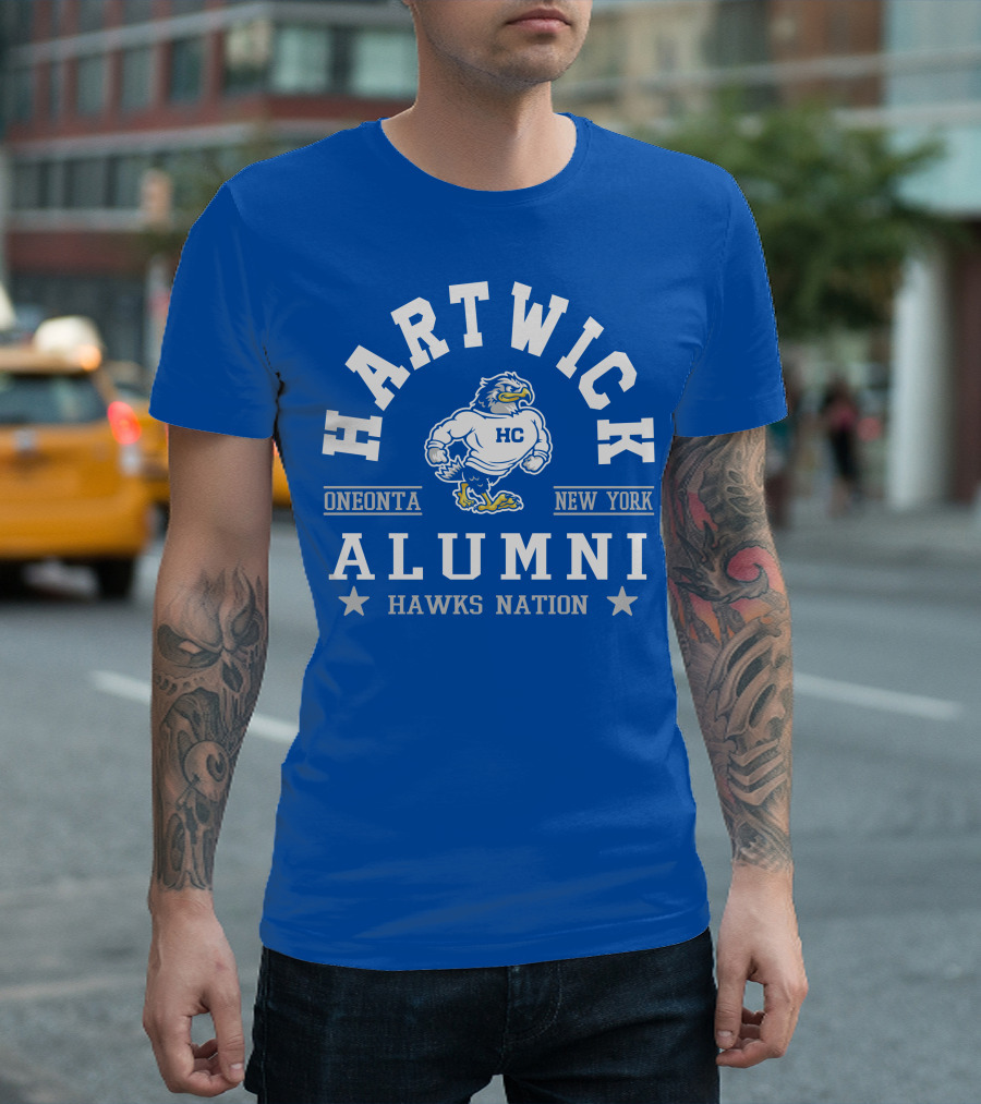 Hartwick College Alumni Hawks Nation Oneonta New York T-Shirt