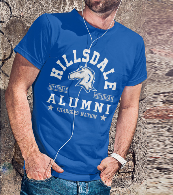 Hillsdale Chargers Nation Alumni Michigan T-Shirt
