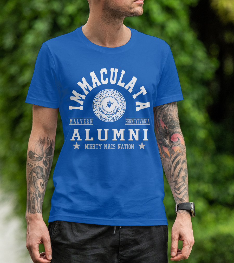 Immaculata College Alumni Mighty Macs Nation Malvern Pennsylvania T-Shirt