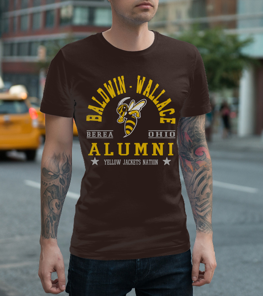 Baldwin Wallace Berea Ohio Alumni Yellow Jackets Nation T-Shirt