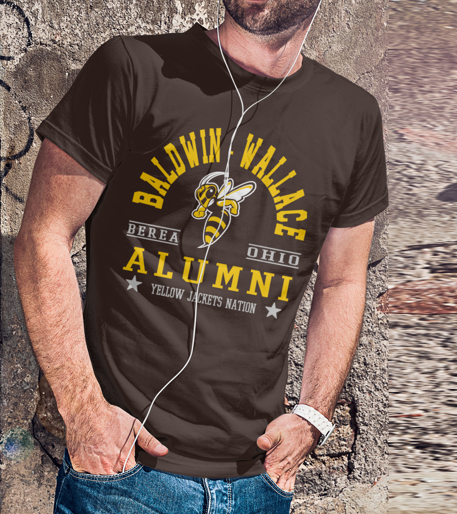 Baldwin Wallace Berea Ohio Alumni Yellow Jackets Nation T-Shirt