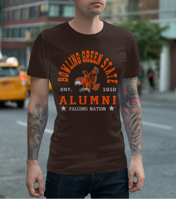Bowling Green State University Falcons Alumni Est. 1910 Nation T-Shirt
