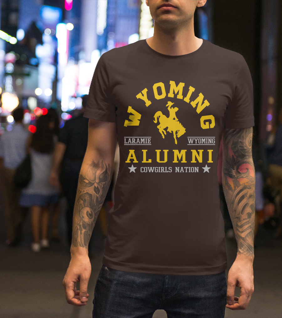 Wyoming Alumni Laramie Cowgirls Nation T-Shirt