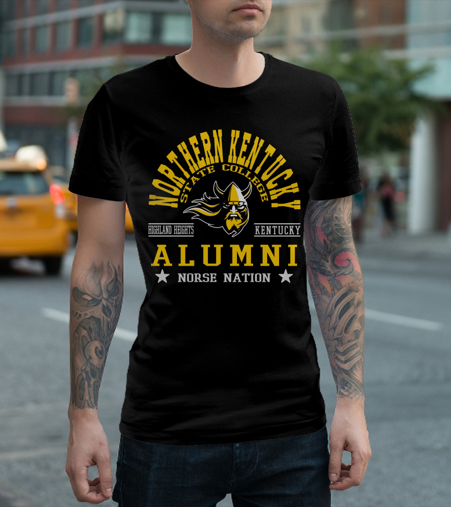 Northern Kentucky State College Alumni Norse Nation Highland Heights Kentucky T-Shirt