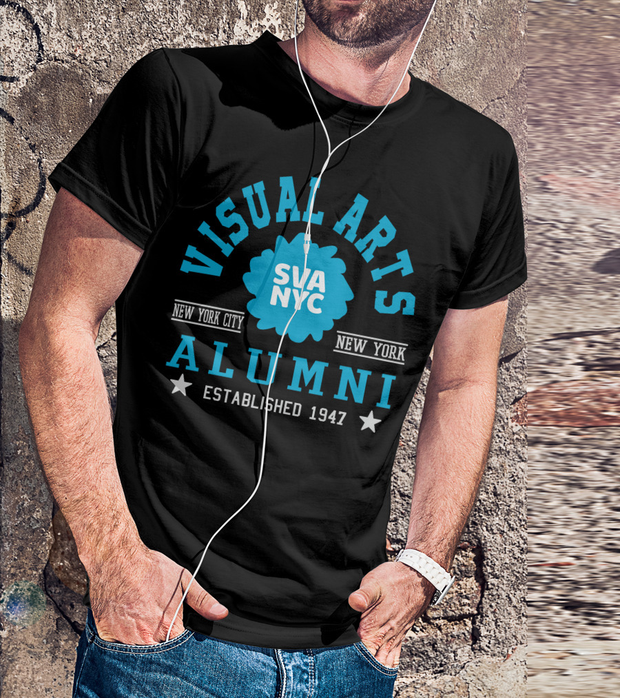 SVA NYC Visual Arts Alumni New York City Established 1947 T-Shirt
