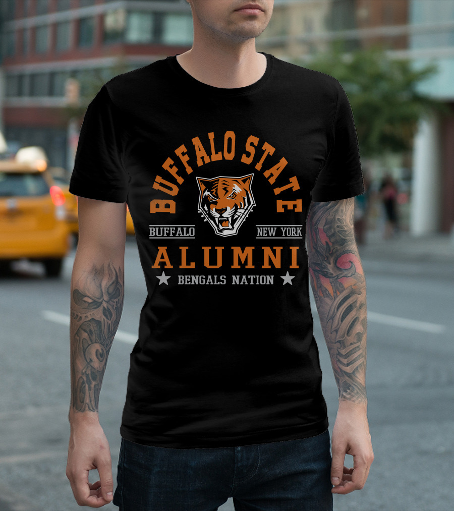 Buffalo State New York Alumni Bengals Nation T-Shirt