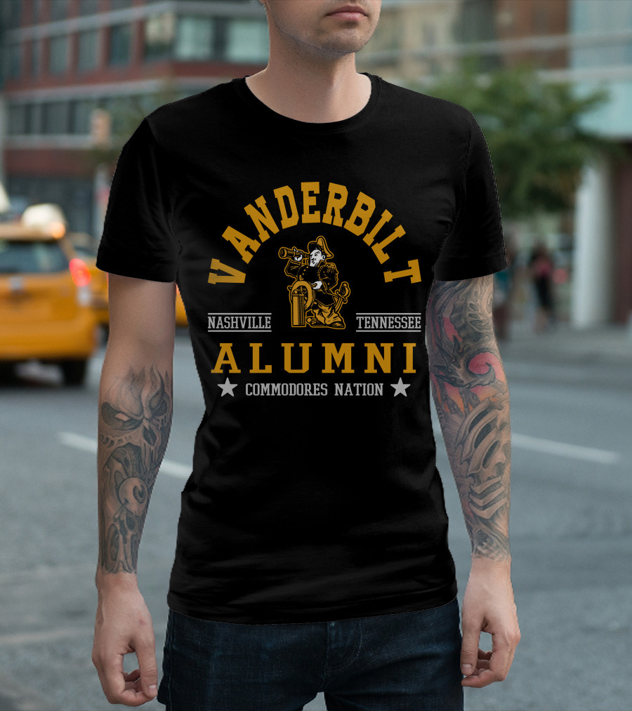 Vanderbilt Alumni Nashville Tennessee Commodores Nation T-Shirt