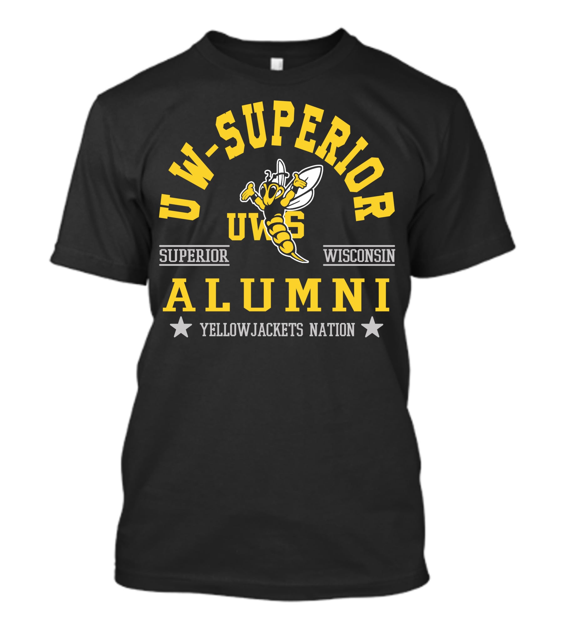 UW-Superior UWS Wisconsin Superior Alumni Yellowjackets Nation T-Shirt