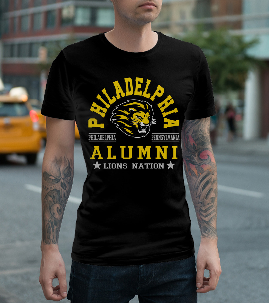 Philadelphia Pennsylvania Alumni Lions Nation T-Shirt