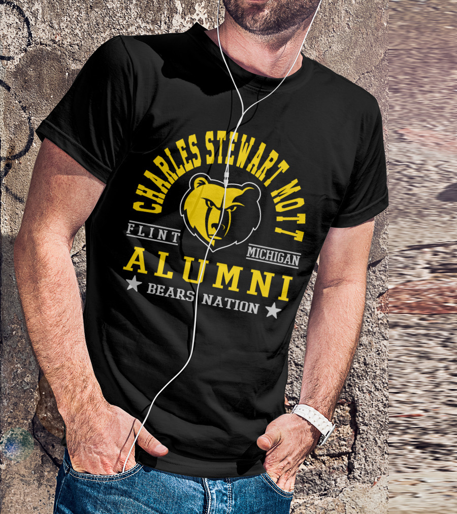 Charles Stewart Mott Flint Michigan Alumni Bears Nation T-Shirt