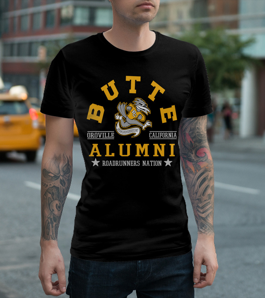Butte College Alumni Roadrunners Nation Oroville California T-Shirt
