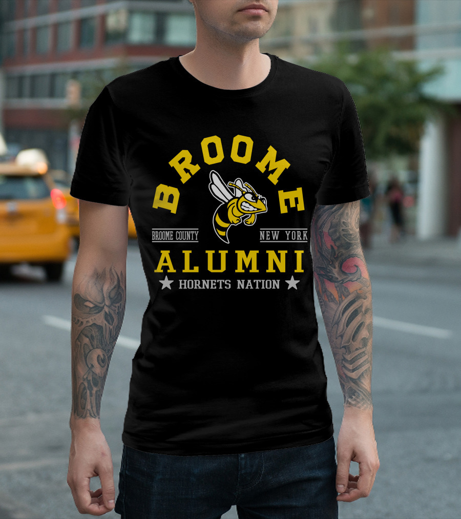 Broome County New York Alumni Hornets Nation T-Shirt