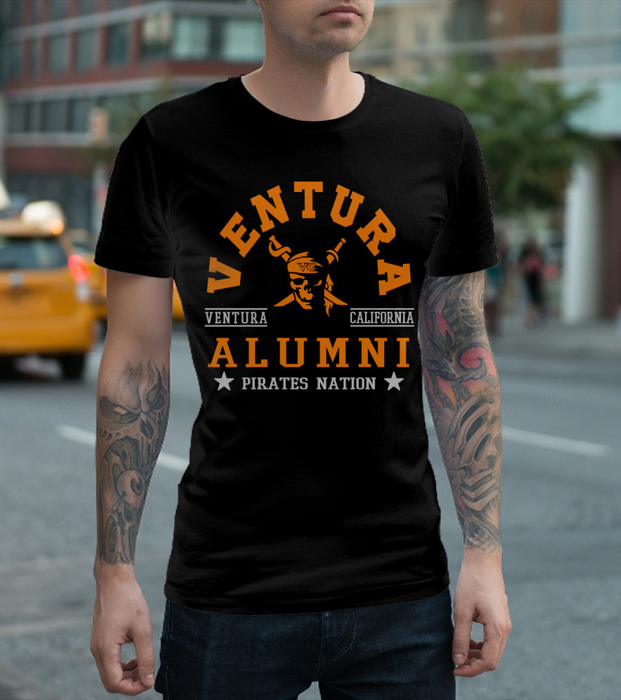 Ventura Alumni Pirates Nation California Ventura College T-Shirt