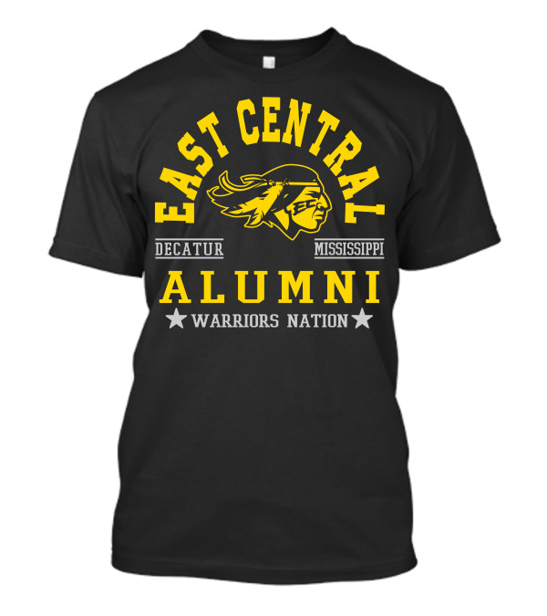 East Central College Alumni Warriors Nation Decatur Mississippi T-Shirt