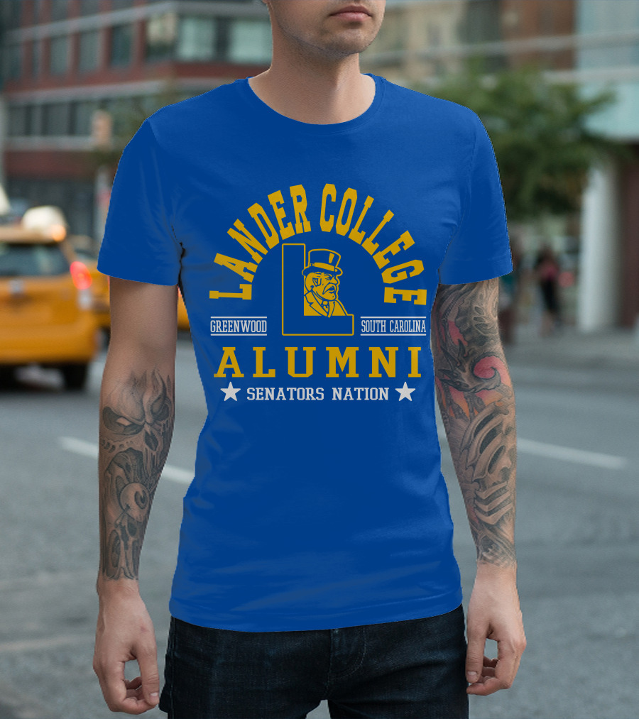 Lander College Alumni Senators Nation Greenwood South Carolina T-Shirt