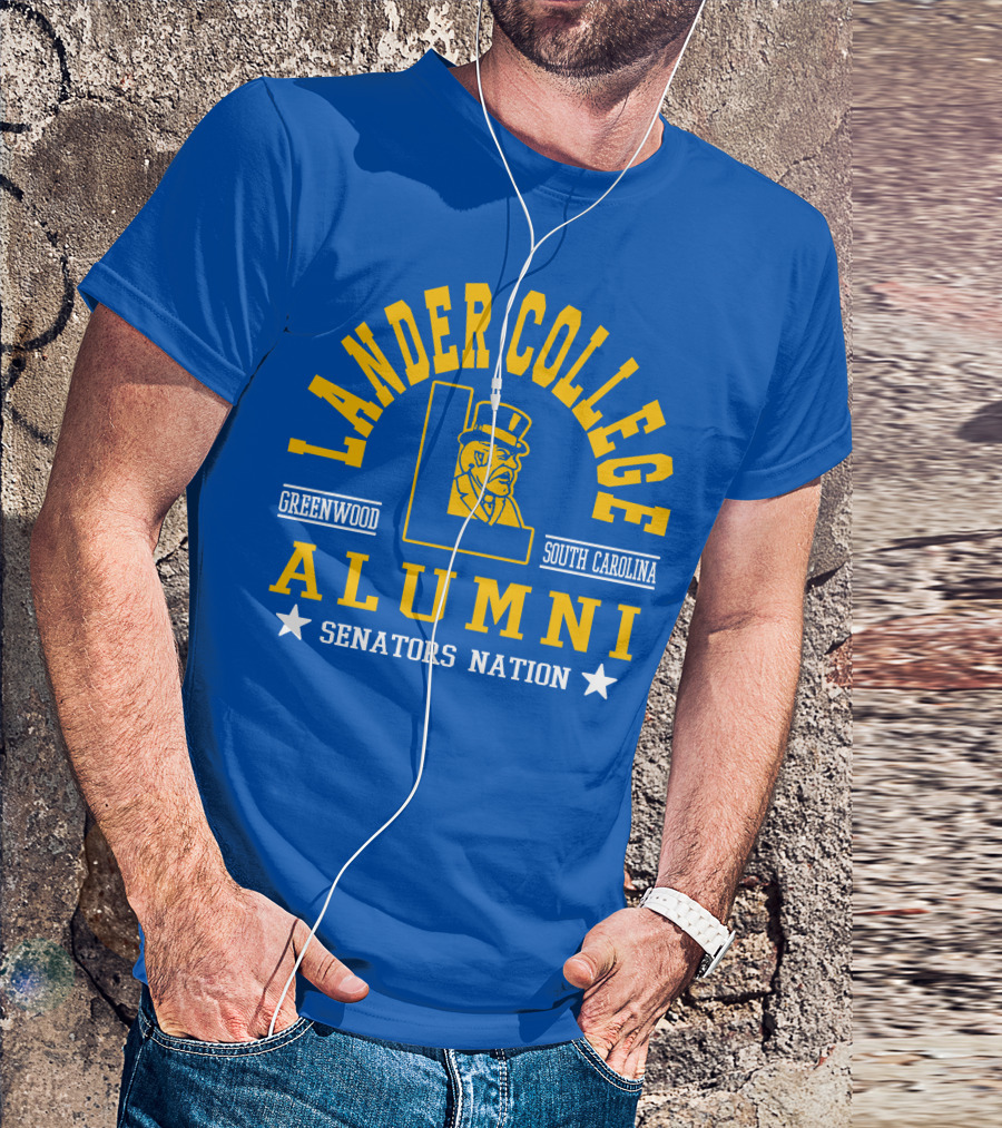 Lander College Alumni Senators Nation Greenwood South Carolina T-Shirt