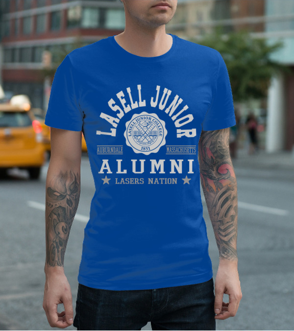 Lasell Junior College Auburndale Massachusetts Alumni Lasers Nation 1851 T-Shirt