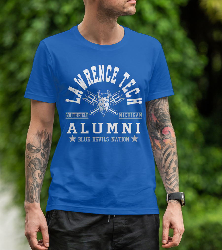 Lawrence Tech Southfield Michigan Alumni Blue Devils Nation T-Shirt