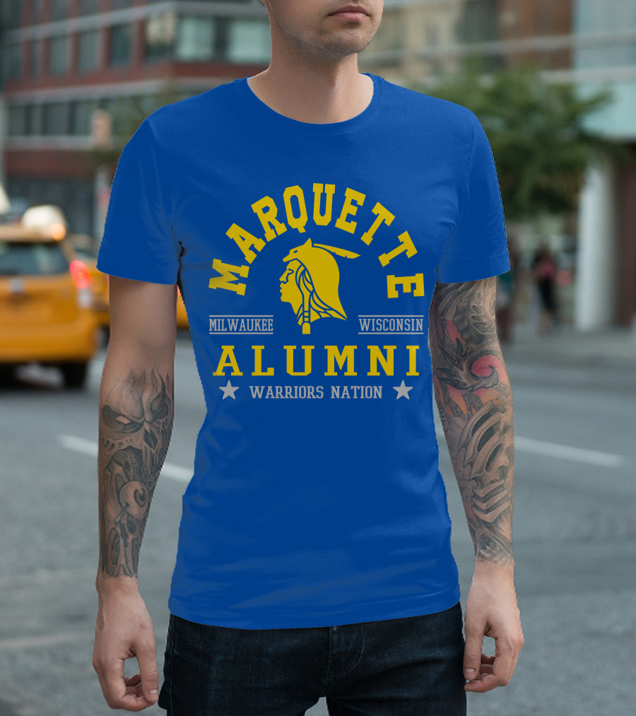 Marquette Alumni Warriors Nation Milwaukee Wisconsin T-Shirt