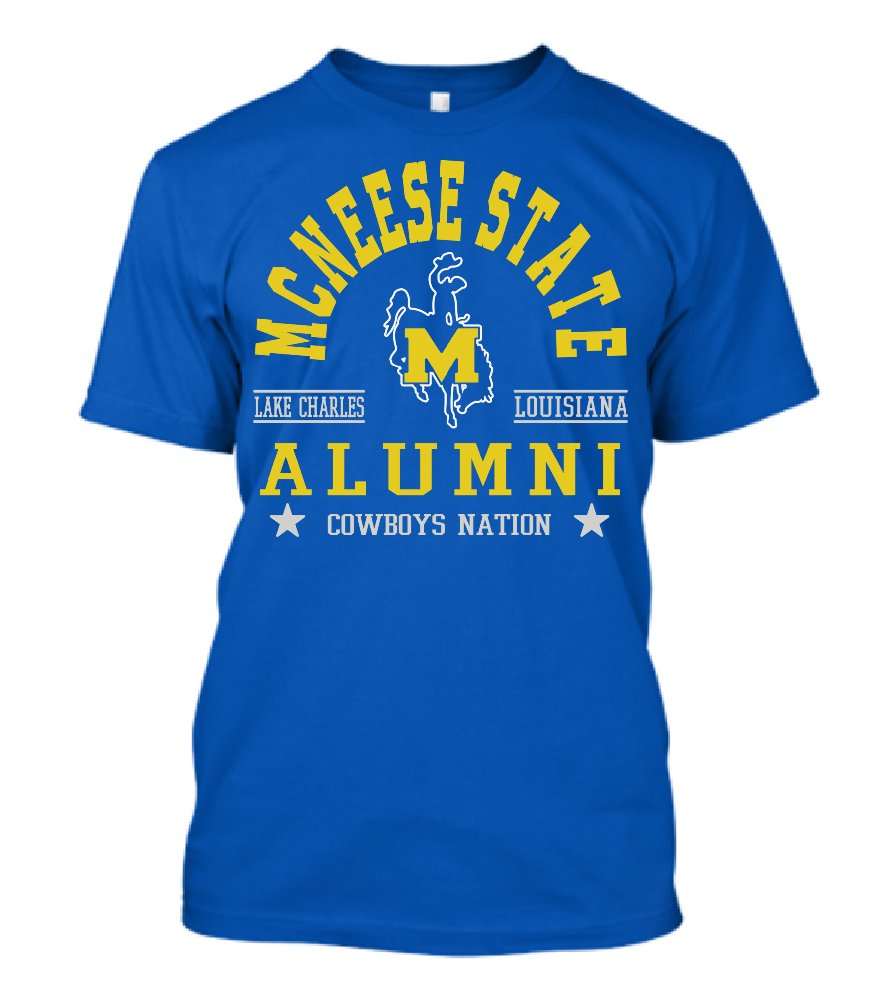 McNeese State University Alumni Cowboys Nation Lake Charles Louisiana T-Shirt
