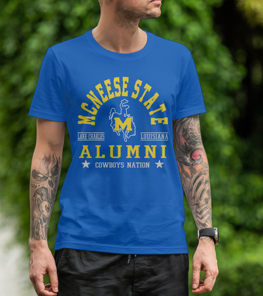 McNeese State University Alumni Cowboys Nation Lake Charles Louisiana T-Shirt