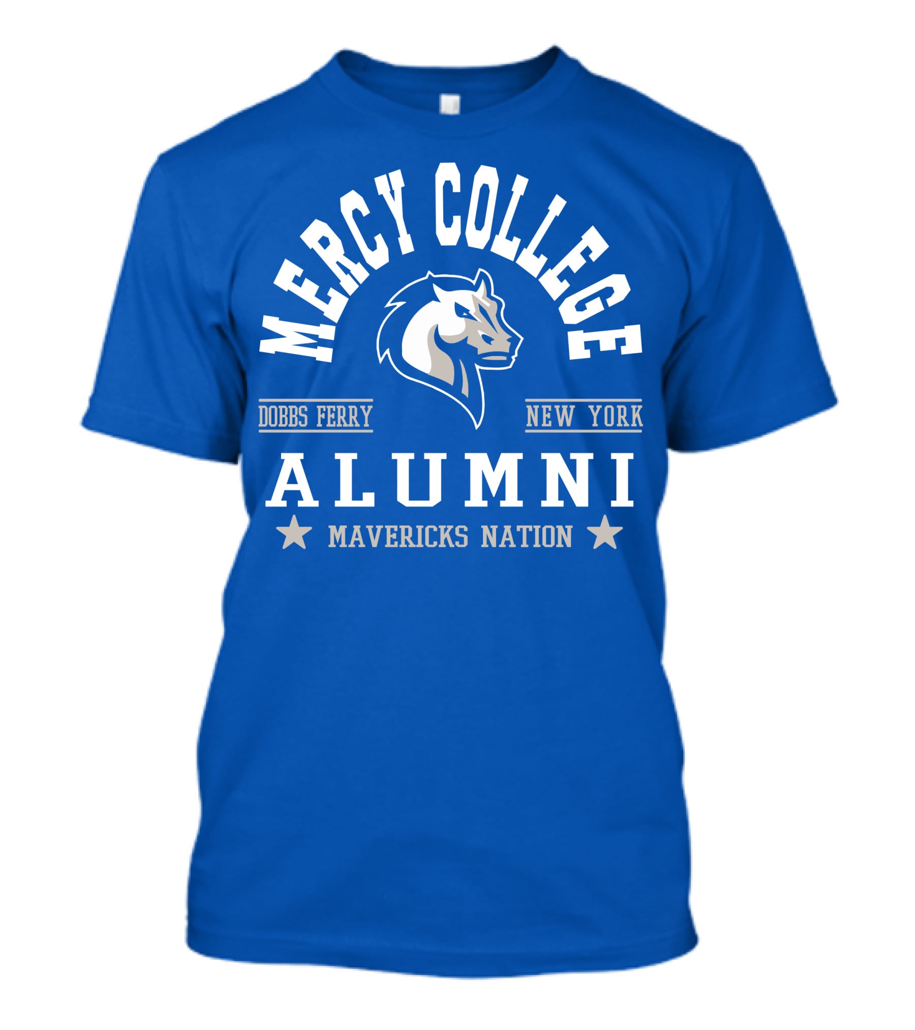 Mercy College Alumni Mavericks Nation Dobbs Ferry New York T-Shirt