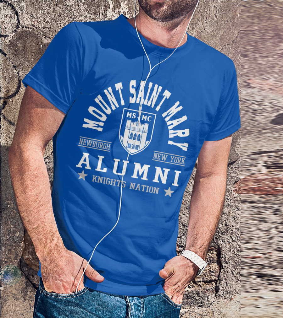 Mount Saint Mary College Alumni Knights Nation Newburgh New York T-Shirt