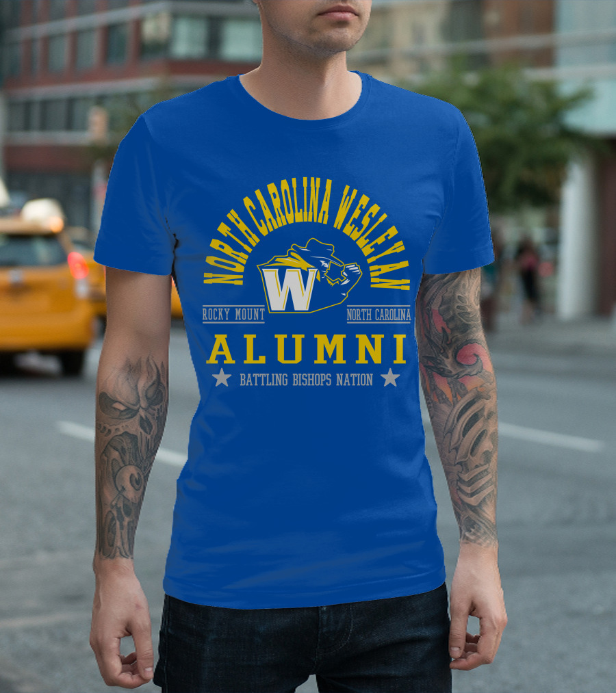 North Carolina Wesleyan Rocky Mount Alumni Battling Bishops Nation T-Shirt