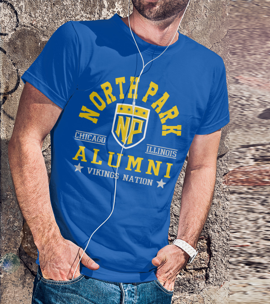 North Park Chicago Illinois Alumni Vikings Nation T-Shirt