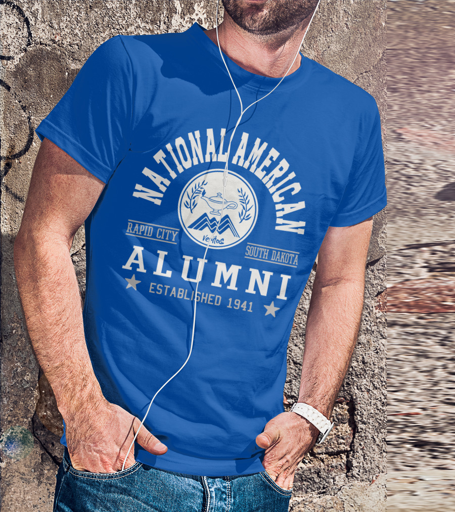 National American University Alumni Rapid City South Dakota Established 1941 T-Shirt
