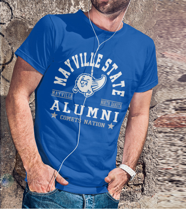 Mayville State Alumni Comets Nation North Dakota T-Shirt